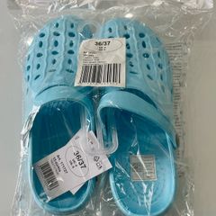 New: Blue Crocs Style (Size 4)