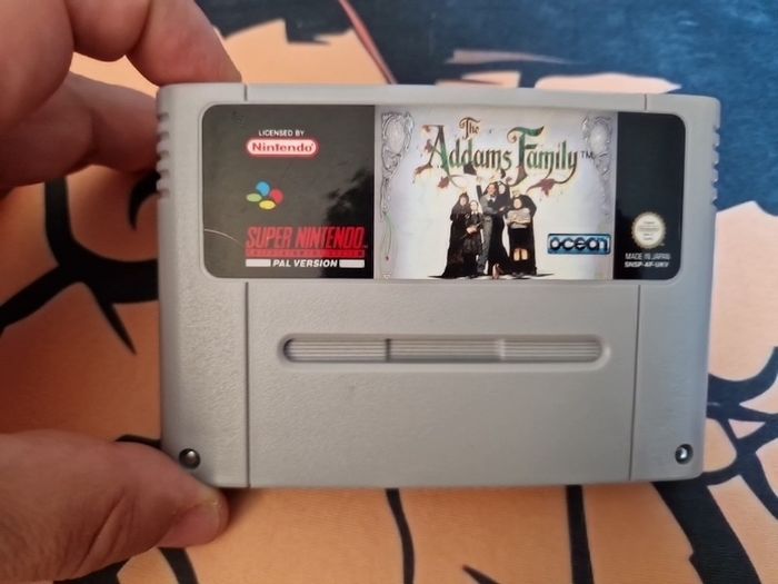 The Addams Family Snes Super Nintendo Arcade Retro Games Original