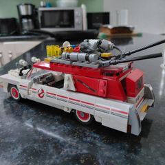 LEGO Ghostbusters: Ecto-1 & 2 (75828) built complete with minifigs