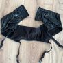 Wet look suspender belt Image 3
