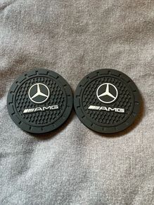 Brand New Mercedes-Benz AMG Car Cup Holder Coasters (Pack of 2)