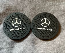 Brand New Mercedes-Benz AMG Car Cup Holder Coasters (Pack of 2)