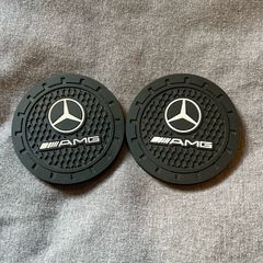 Brand New Mercedes-Benz AMG Car Cup Holder Coasters (Pack of 2)
