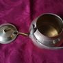Vintage Solid Brass Decorative Small Tea Pot Ornament With Lid Image 9