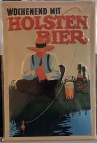 Holsten Beer Tin Metal Sign New - Man Cave/Bar