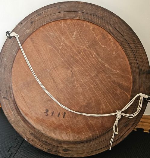 Vintage Regency-Style Convex Wall Mirror