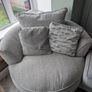 Large Swivel Cuddle Chair Image 4