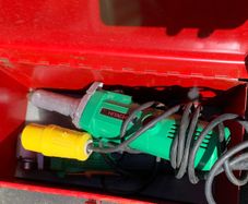 Hitachi D10YB Angle Drill + Hitachi GP2 Die Grinder