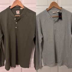 Levi's Waffle Knit Henley Bundle BNWT
