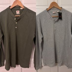 Levi's Waffle Knit Henley Bundle BNWT
