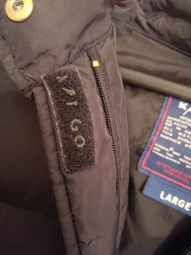 Kangol Black Long Coat