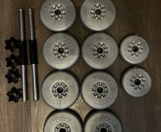 dumbbells & weight plates