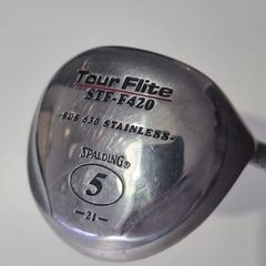 Spalding Tour Flite STF F420 5 Wood Graphite Shaft L Flex Very Good Condition