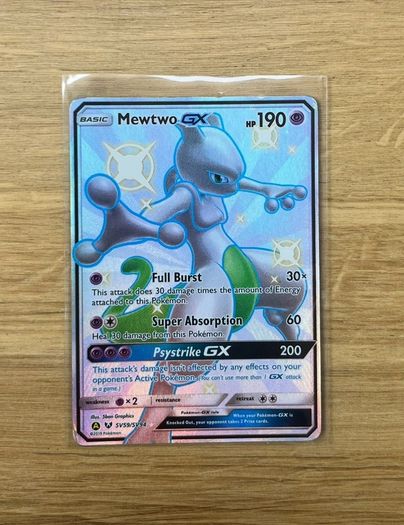 Mewtwo GX Pokemon Card