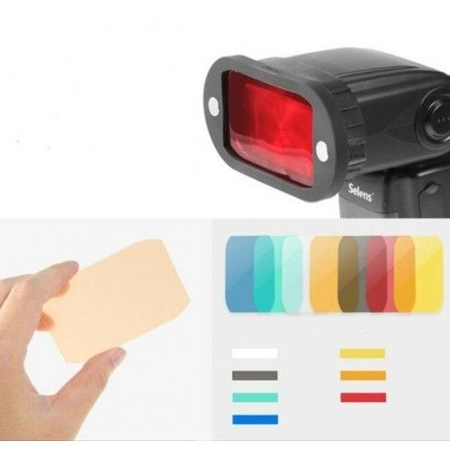 Selens Magnetic Flash Honeycomb Grid Grip Colour Gels Filter