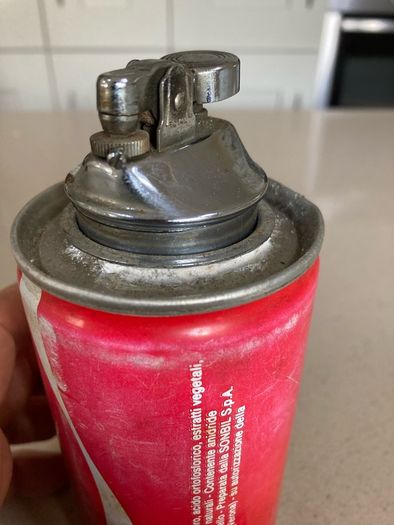 Coca Cola can lighter Italian
