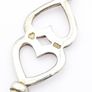 Vintage Sterling Silver Hearts Bangle Image 6