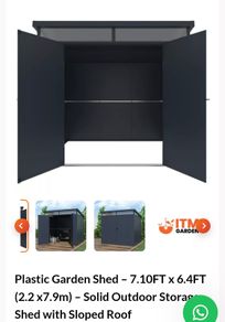 garden shed brand new