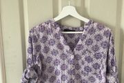 Women's Patterned Retro Blouse