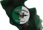 Handmade Glass County Clock - Fermanagh