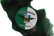 Handmade Glass County Clock - Fermanagh
