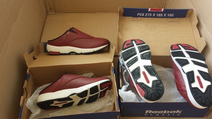 Reebok Classic CL Funk A Slip-On Mule Women Size-UK-3.5/EUR-36 2-59371 Tri Red/Blk/White Limited Edition-2001