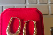 9ct Gold Yellow Gold Hoop Earrings