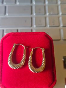 9ct Gold Yellow Gold Hoop Earrings