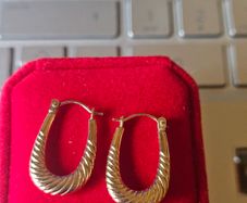 9ct Gold Yellow Gold Hoop Earrings