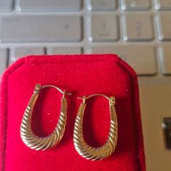 9ct Gold Yellow Gold Hoop Earrings