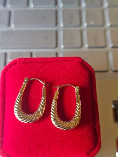 9ct Gold Yellow Gold Hoop Earrings
