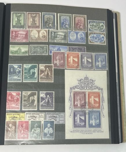 Collection: Vatican City Stamps both mint and used along with some miniature sheets on 40 pages