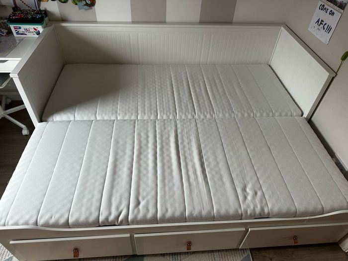 ikea hemnes bed with mattresses
