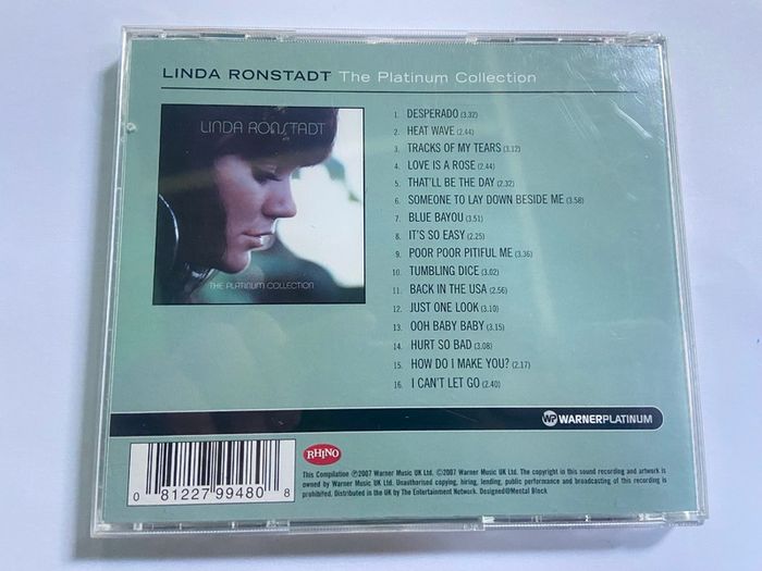 Linda Ronstadt The Platinum Collection CD