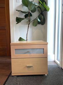 Two drawer bedside chests