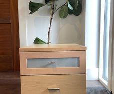Two drawer bedside chests