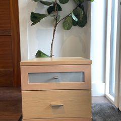 Two drawer bedside chests
