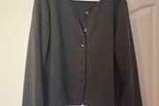Grey Jumper Cardigan Size 18