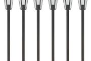 Garden Post Lights 6 pcs E27 110 cm Aluminium Bronze