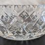 Large Bohemian Style Hand Cut Crystal Bowl Diamond Fan 22cm Image 3