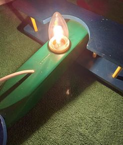 Wooden Aeroplane / Hanging light
