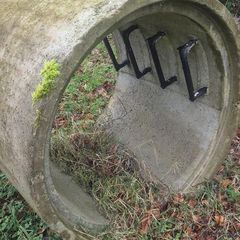 manhole ring with concrete lid