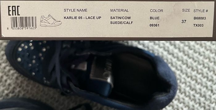Liu Jo navy shoes trainers 37 4