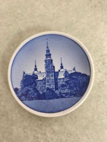1951 Royal Copenhagen Denmark Mini Plate UNTITLED NO. 1 Rosenborg Castle