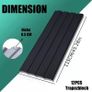 12PCS Trapezoidal Galvanised Steel Roof Panels black  115 X 45 Cm 6 M Image 2