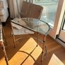 BoConcept 3 Piece Glass Coffee Table Modular  Demilune Design Image 7