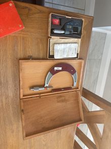 Mitutoyo 1'' micrometer and Oxford Precision Fixed Rod Depth Micrometer