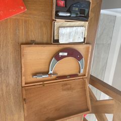 Mitutoyo 1'' micrometer and Oxford Precision Fixed Rod Depth Micrometer