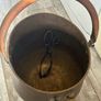 Brass coal bucket or Ornament feature with tongs Image 3