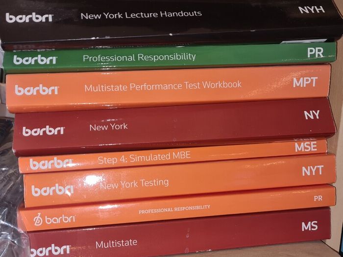New York State Bar Barbri exam books